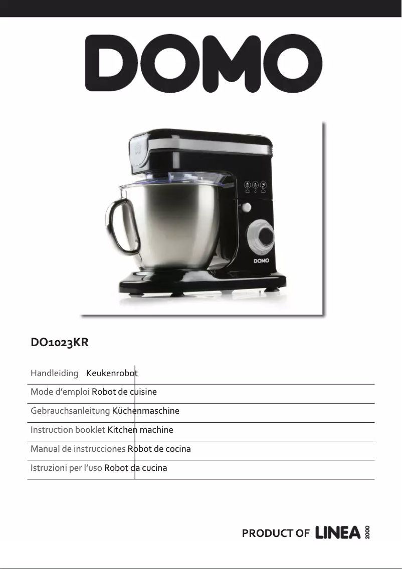 Image de la première page du manuel de l'appareil DO1023KR