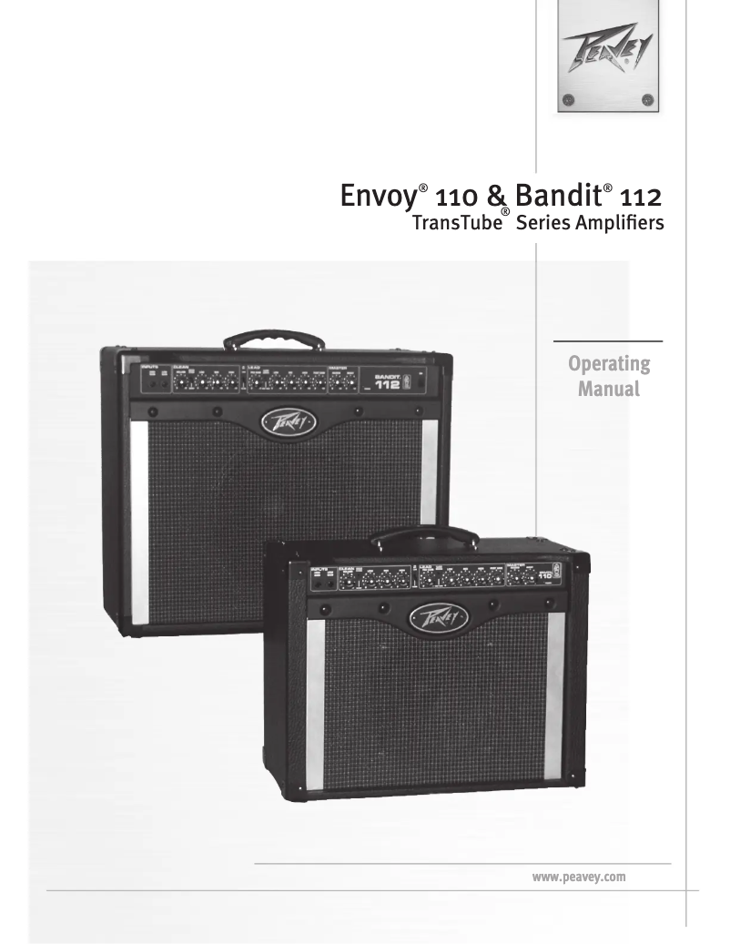 Página 1 del manual Manual de usuario Peavey Bandit 112