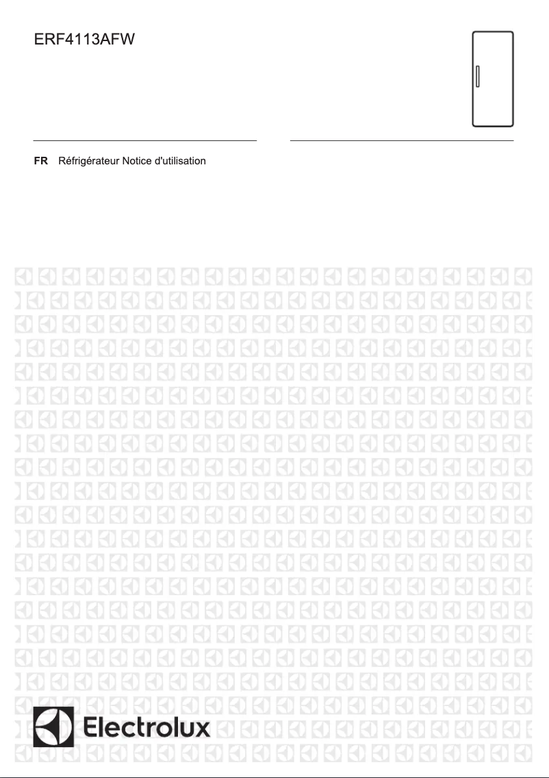 Page n°1 - Manuel utilisateur Electrolux ERF4113AFW