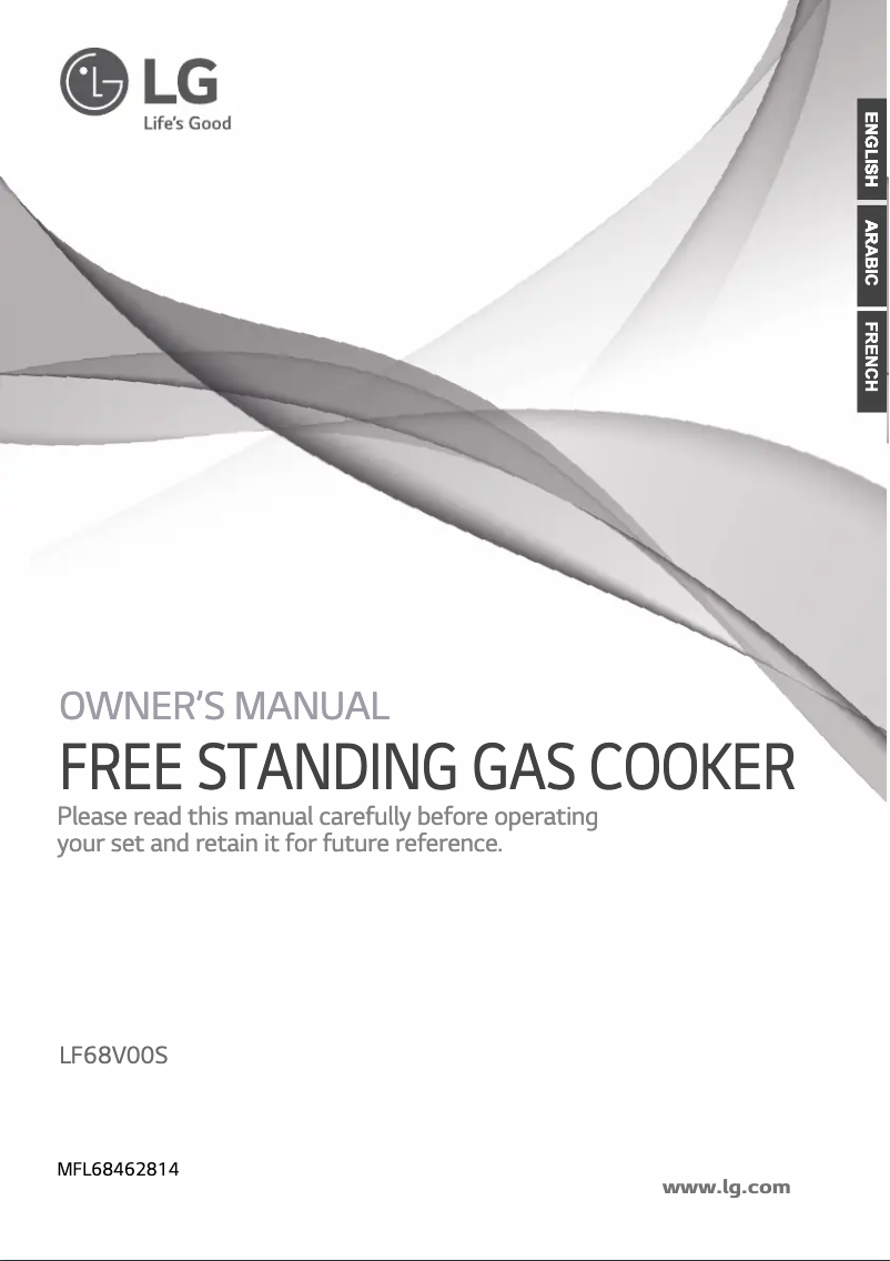 Image de la première page du manuel de l'appareil LF68V00S