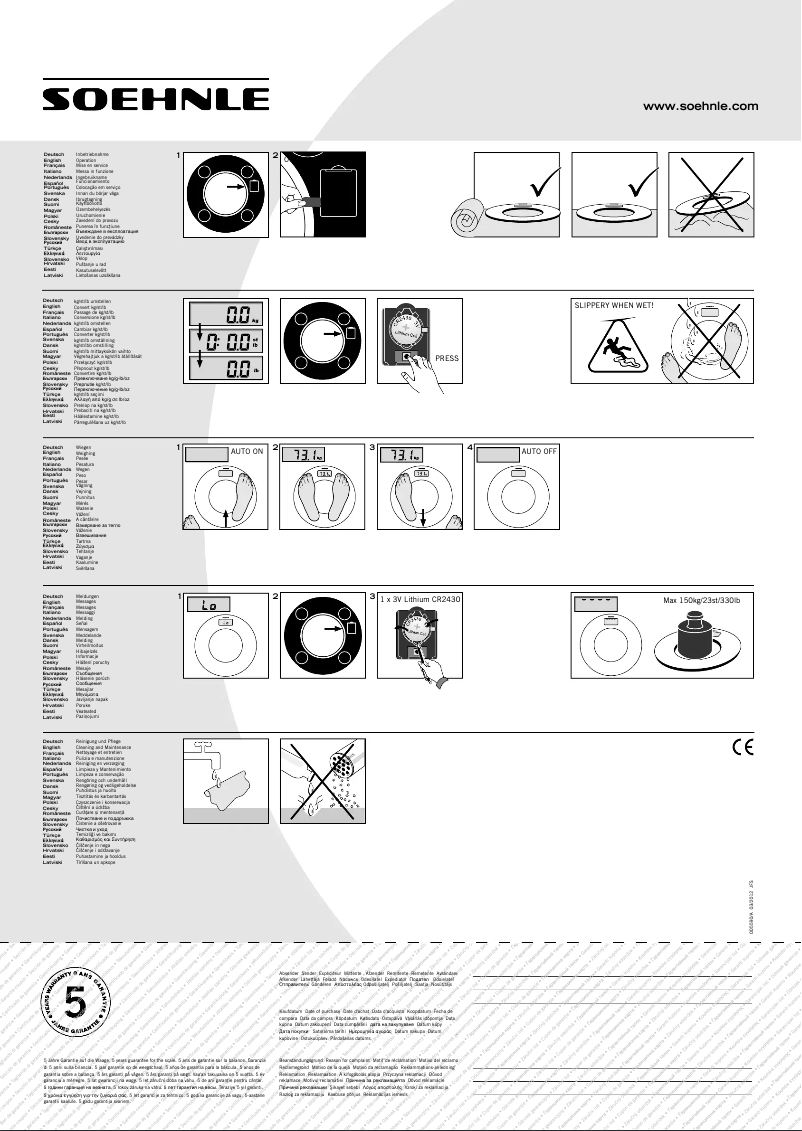 Image de la première page du manuel de l'appareil Circle Balance 63330 9