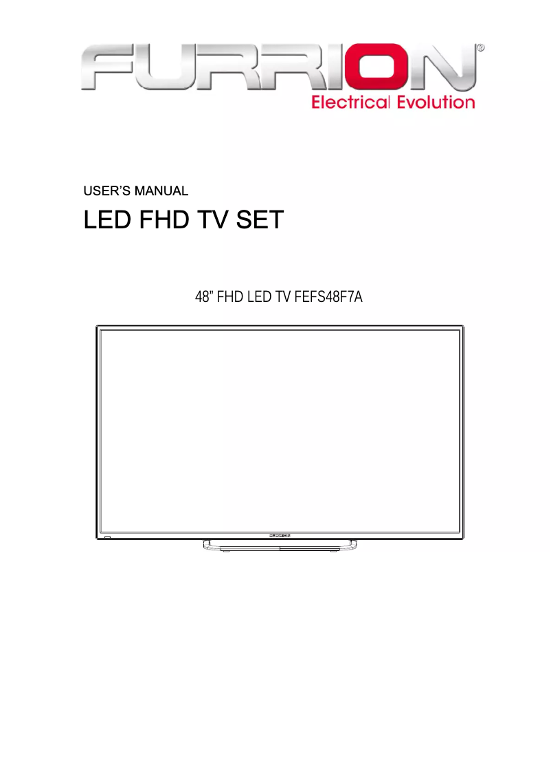 Página 1 del manual Manual de usuario Furrion FEFS48F7A