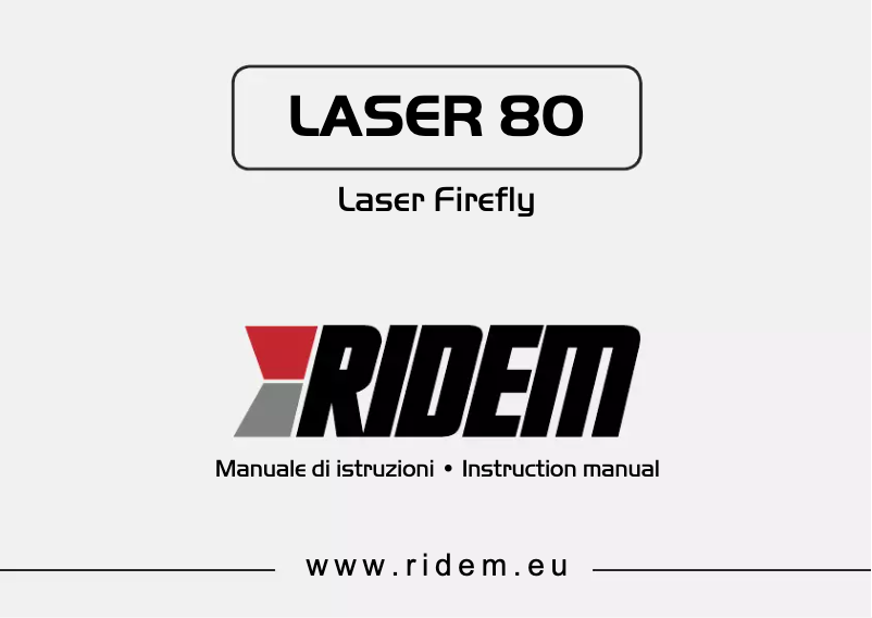 Page n°1 - Manuel utilisateur Karma LASER 80