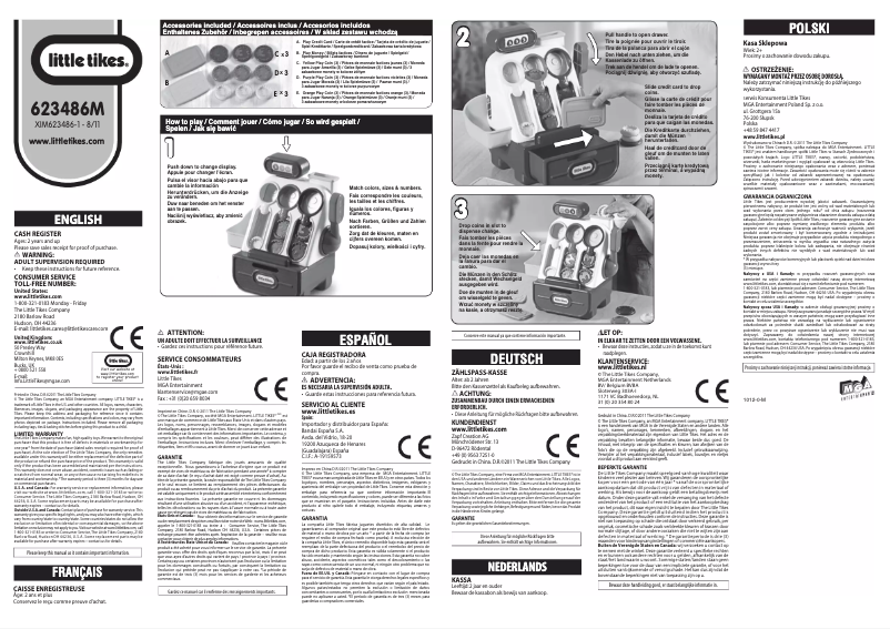 Page 1 de la notice Manuel utilisateur Little Tikes Count&Play
