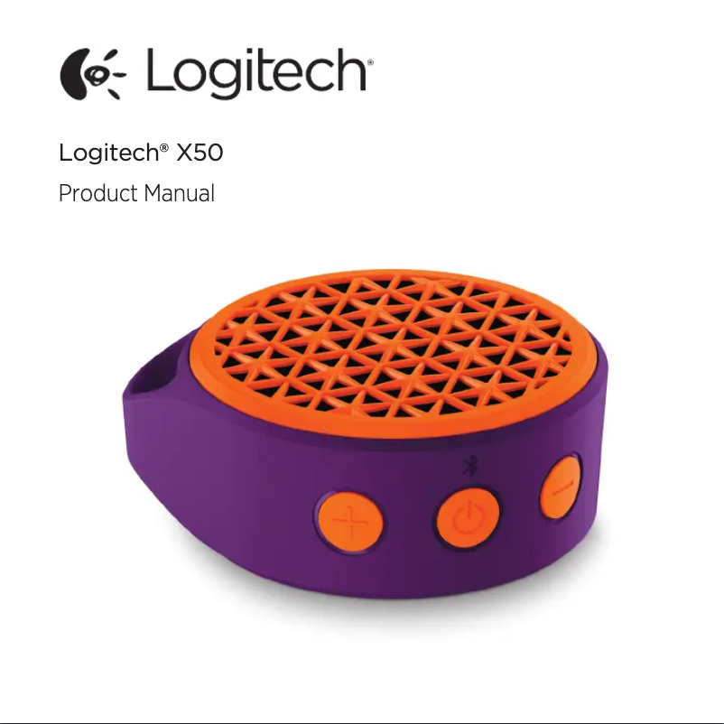 Página 1 del manual Manual de usuario Logitech X50