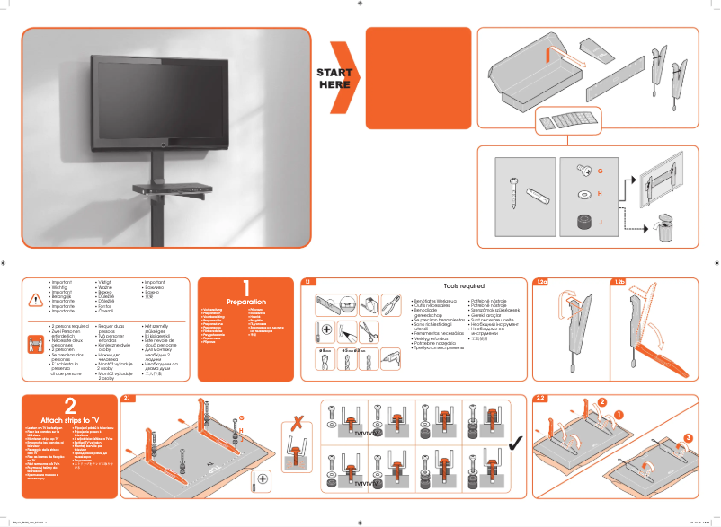 Página 1 del manual Manual de usuario Vogel's BASE 15 M