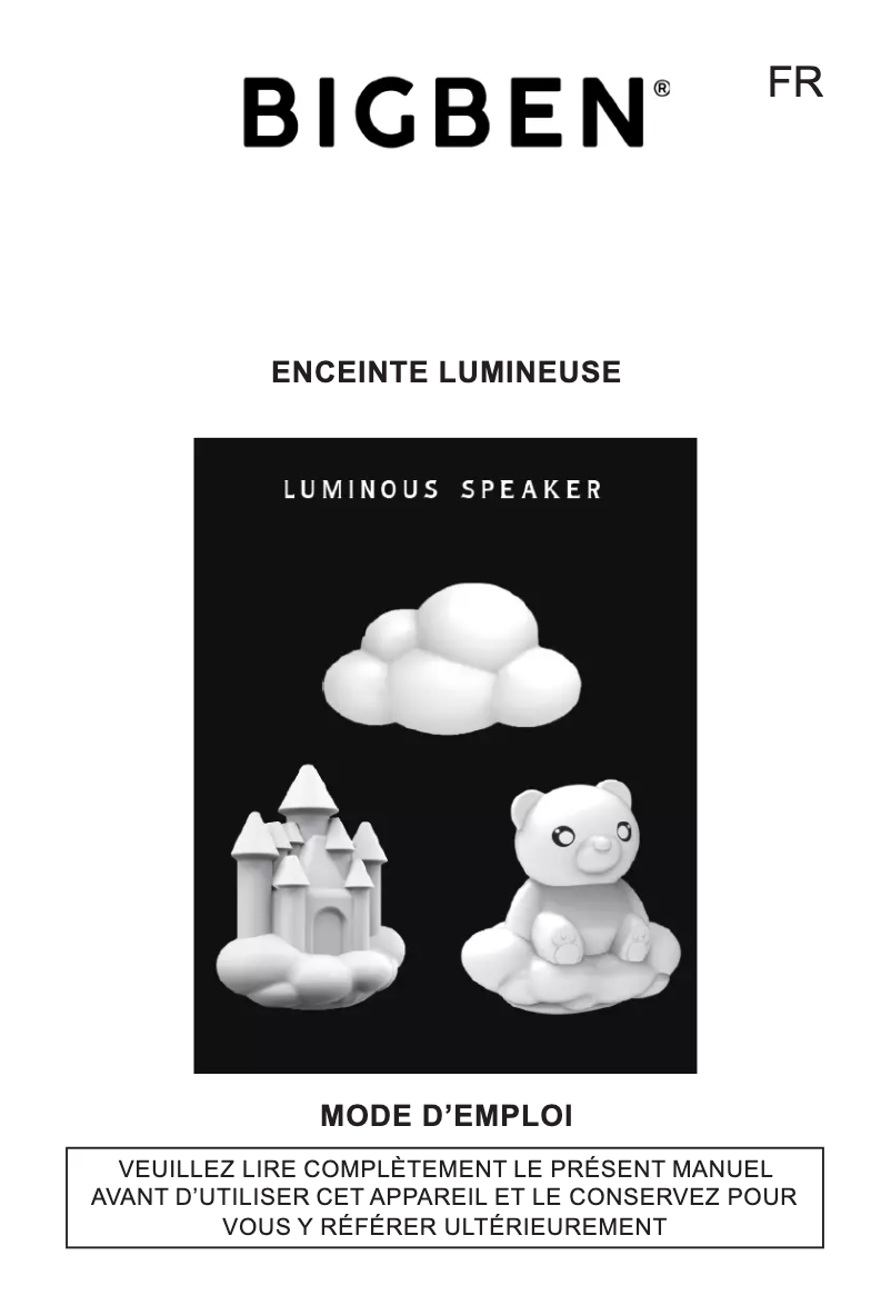 Page n°1 - Manuel utilisateur Bigben Interactive BTLSWBEAR