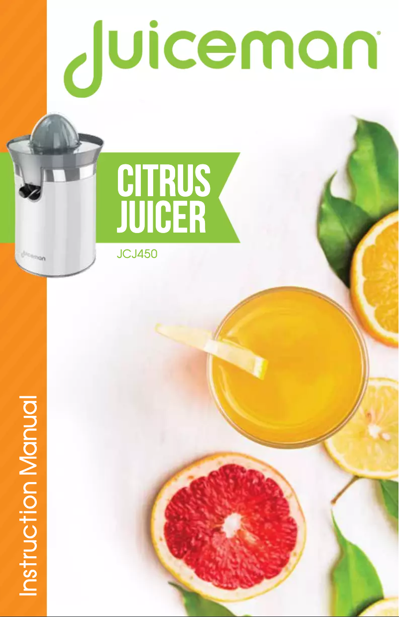 Page n°1 - Manuel utilisateur Juiceman JCJ450