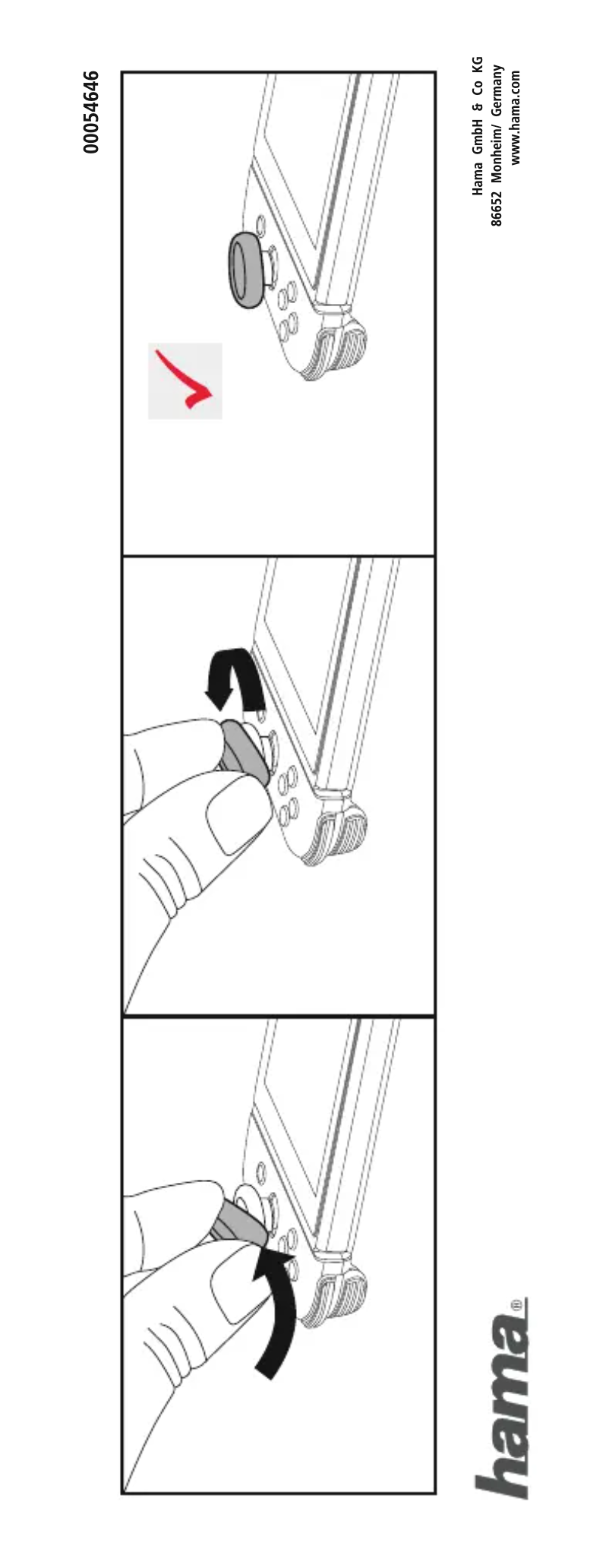 Page 1 de la notice Manuel utilisateur Hama 00054646