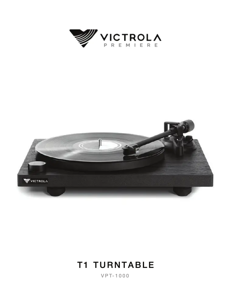 Image de la première page du manuel de l'appareil T1 VPT-1000