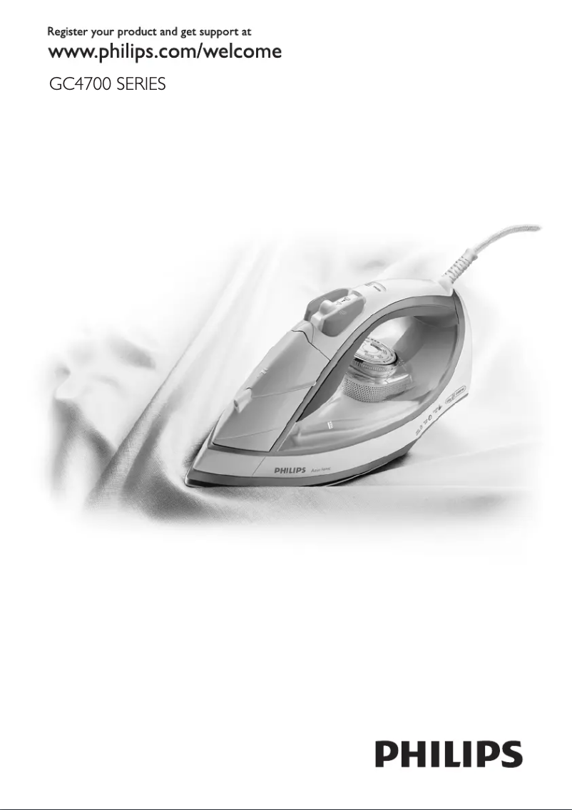 Page 1 de la notice Manuel utilisateur Philips Azur GC4712