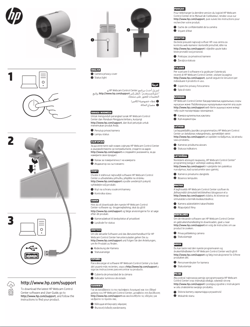 Page 1 de la notice Guide d'installation HP 955 4K