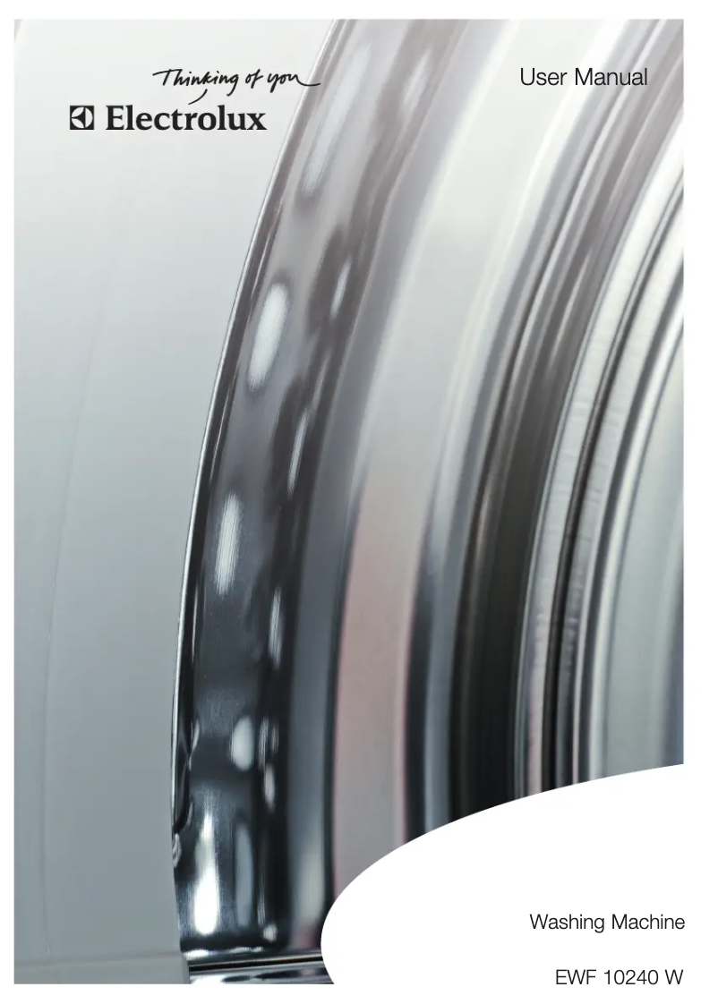 Image de la première page du manuel de l'appareil EWF 10240 W