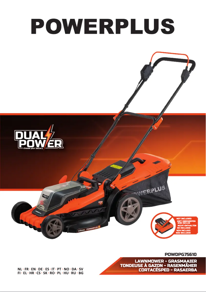 Page 1 de la notice Manuel utilisateur PowerPlus POWDPGLWS2