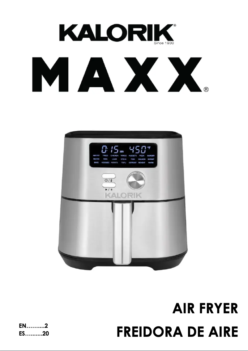 Imagen de la primera página del manual del dispositivo MAXX FT 50878 BKSS