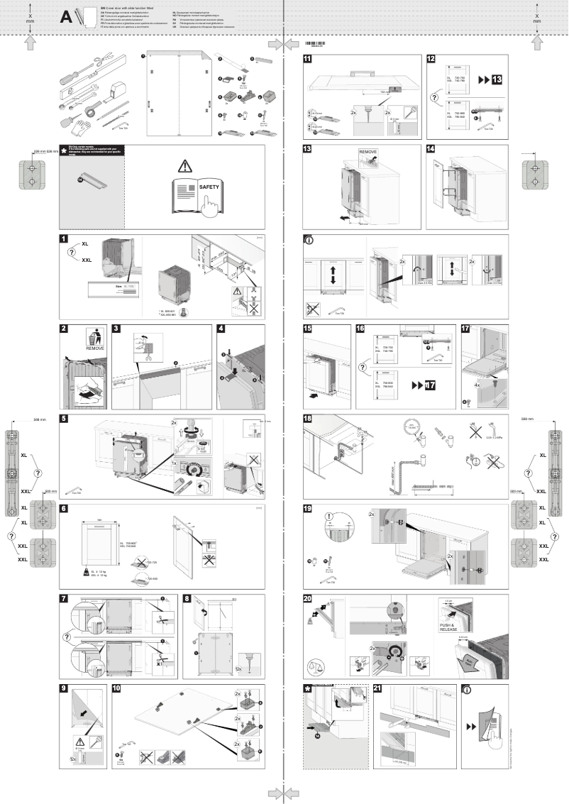 Image de la première page du manuel de l'appareil VA7213SMN