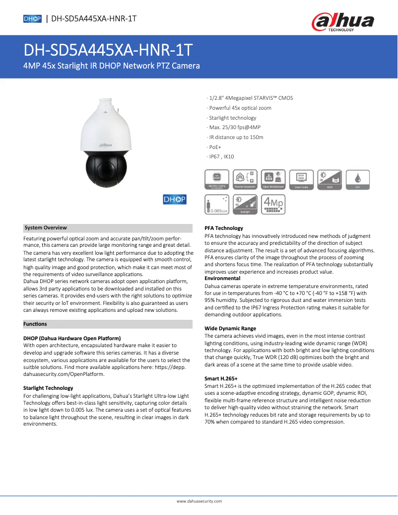 Image de la première page du manuel de l'appareil SD5A445XA-HNR-1T