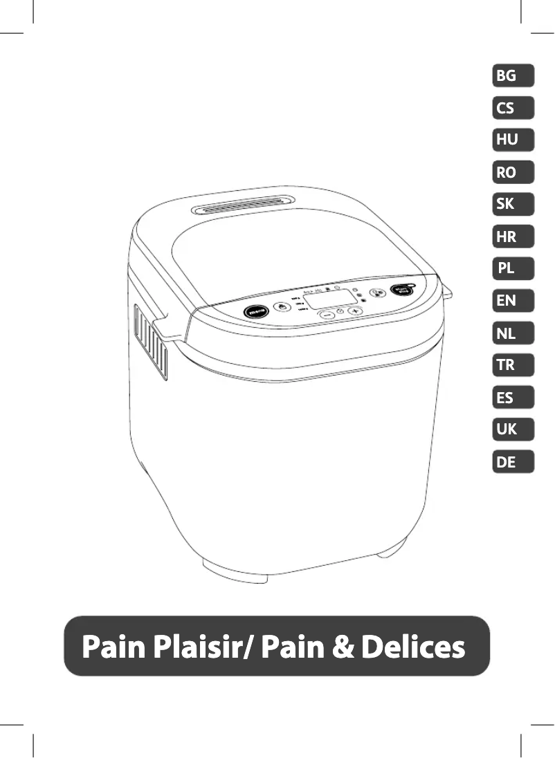 Página 1 del manual Manual de usuario Tefal Pain and Delice PF240