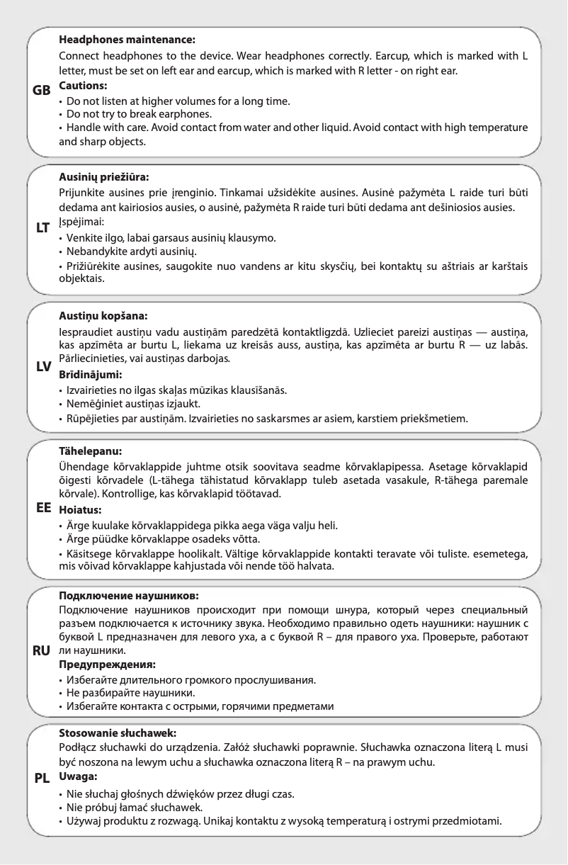 Página 1 del manual Manual de usuario Acme United HM03