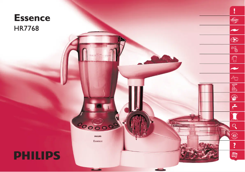 Imagen de la primera página del manual del dispositivo HR7768