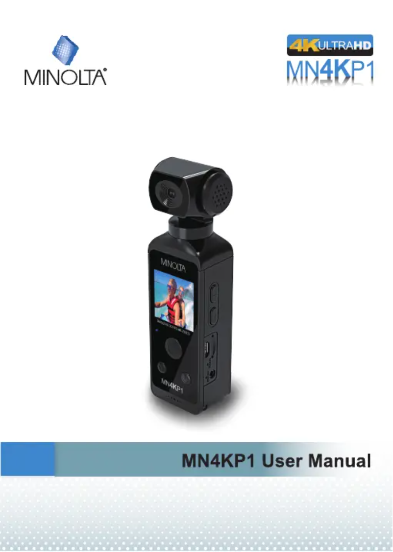 Page n°1 - Manuel utilisateur Minolta MN4KP1
