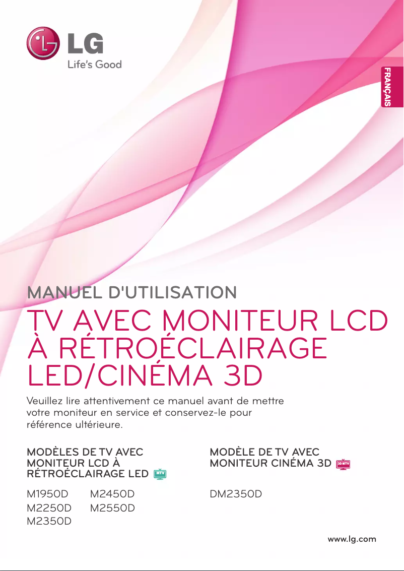 Image de la première page du manuel de l'appareil M2450D-PZ