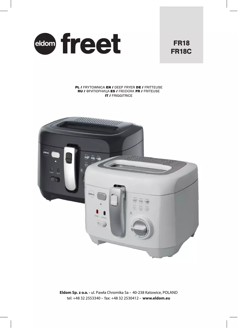 Imagen de la primera página del manual del dispositivo Freet FR18C