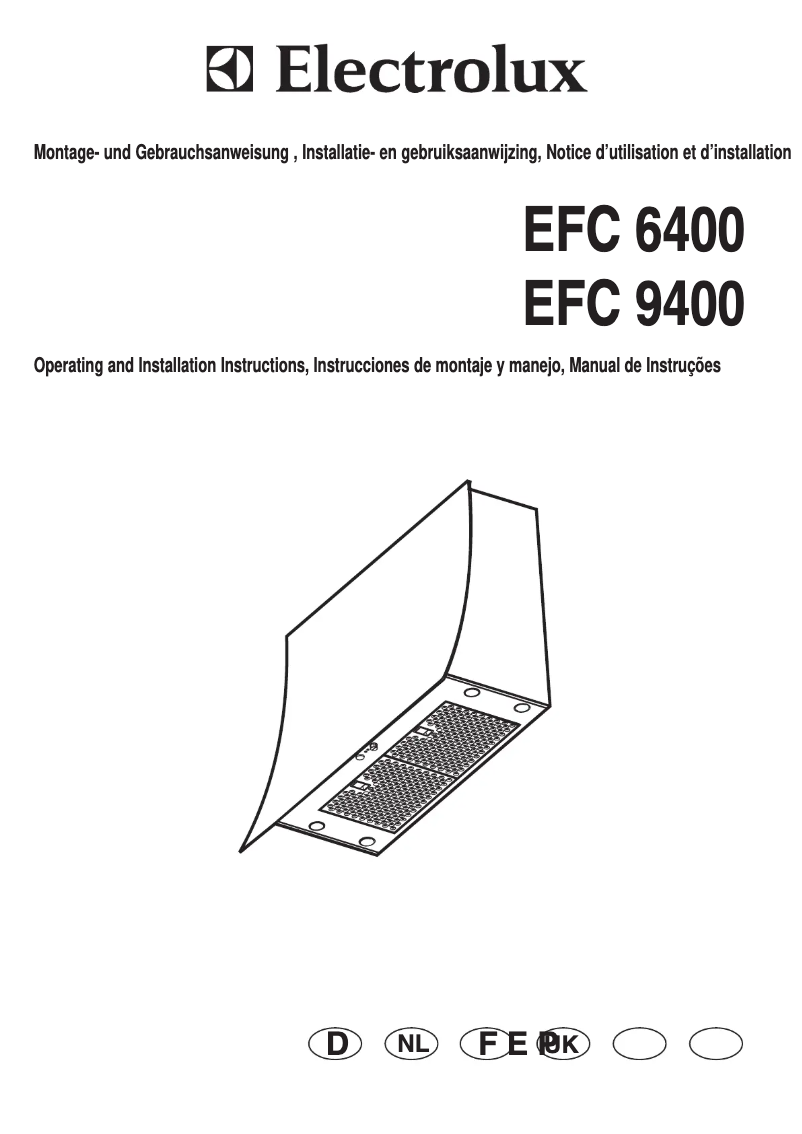 Image de la première page du manuel de l'appareil EFC6400