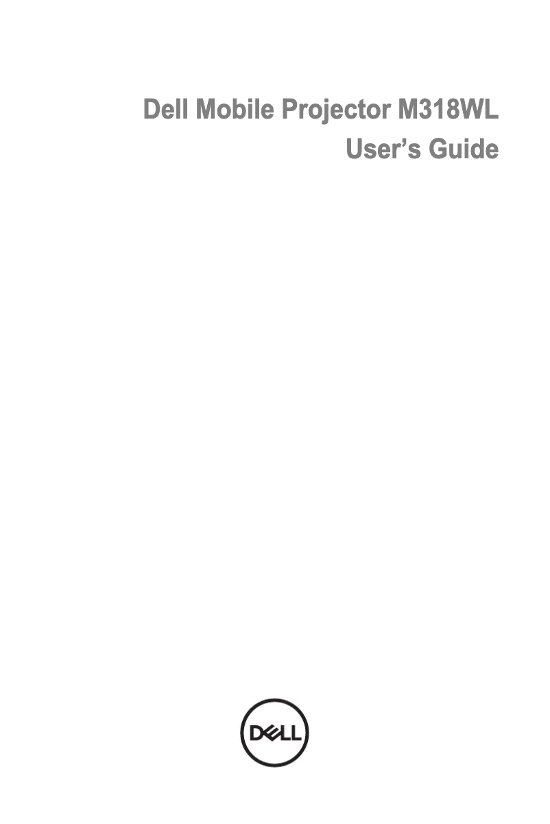 Página 1 del manual Manual de usuario Dell M318WL