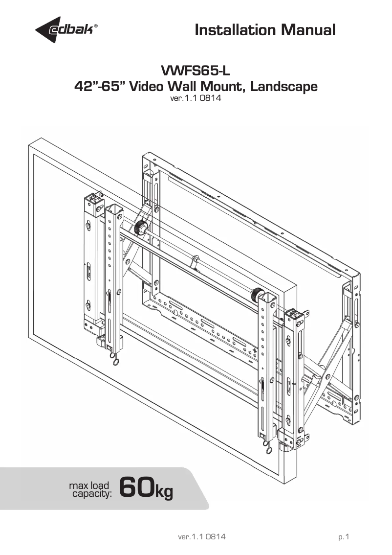 Page 1 de la notice Manuel utilisateur Edbak VWFS65-L