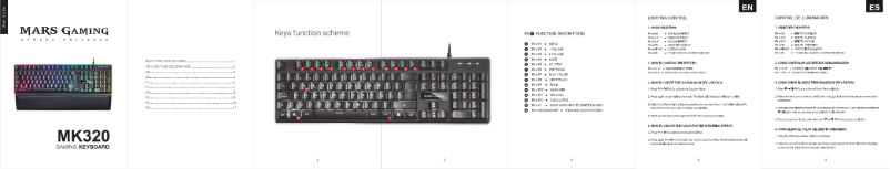 Image de la première page du manuel de l'appareil MK320