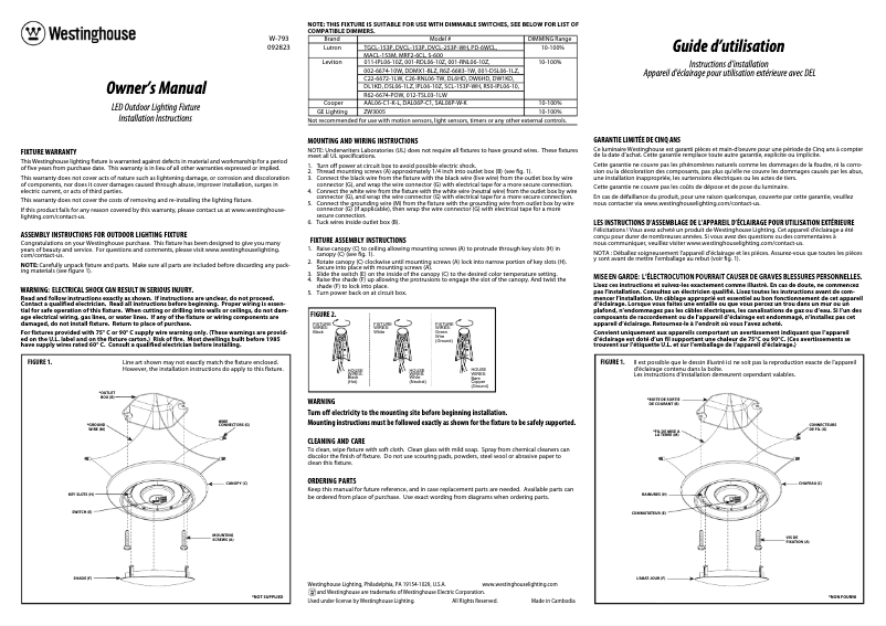 Image de la première page du manuel de l'appareil Makira 6134100