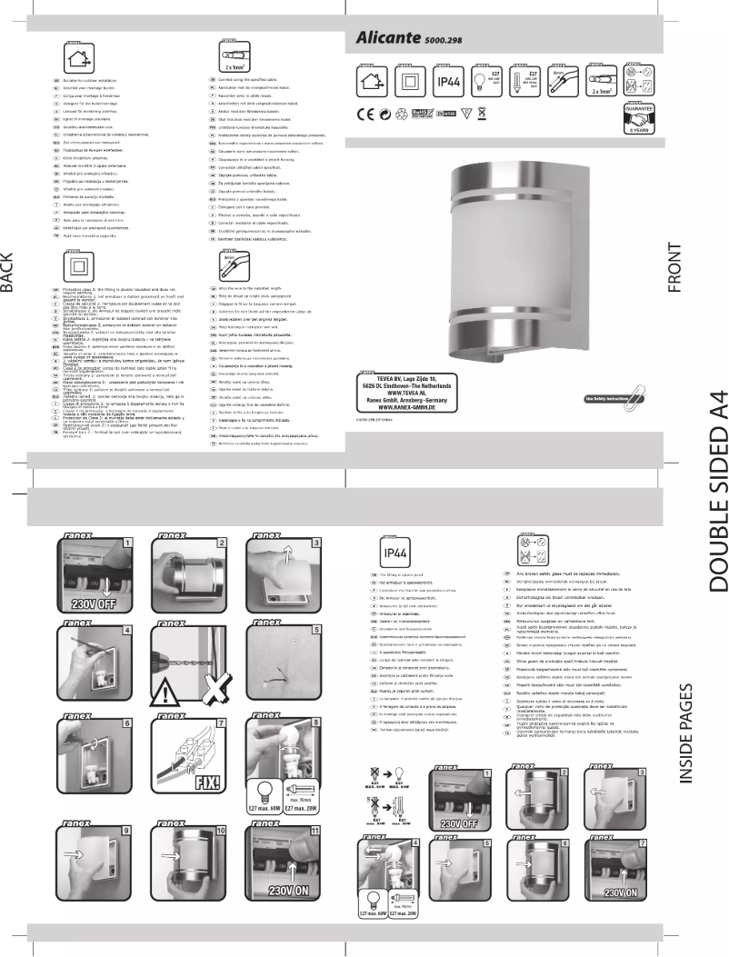 Page n°1 - Manuel utilisateur Ranex Boston