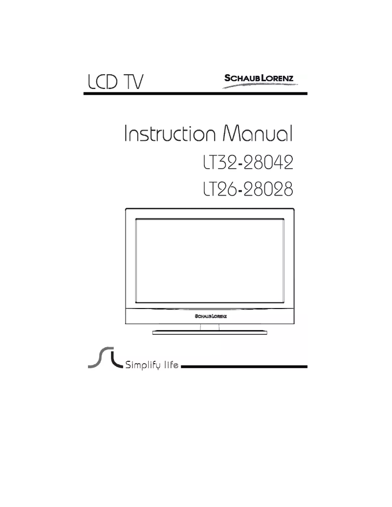Page n°1 - Manuel utilisateur Schaub Lorenz LT26-28028