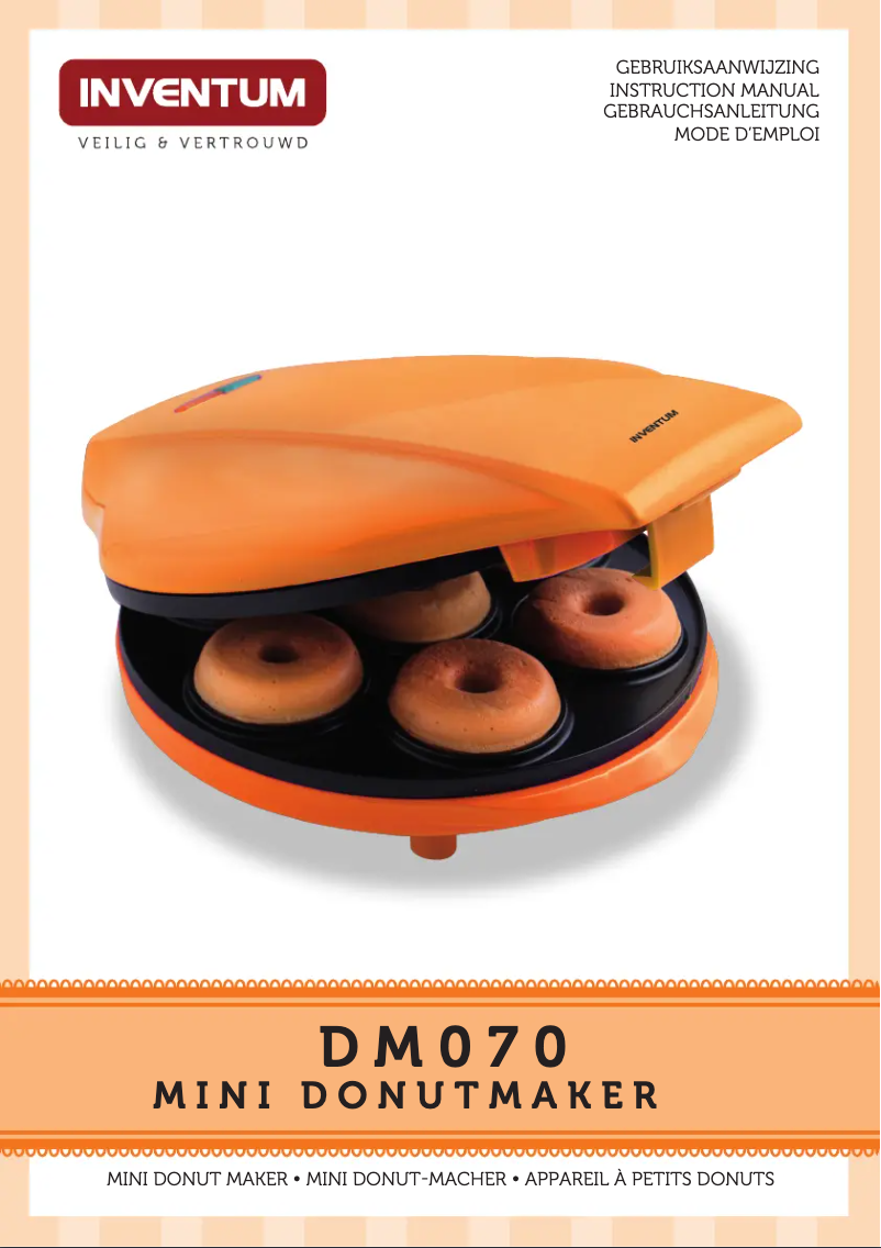 Page 1 de la notice Manuel utilisateur Inventum DM070