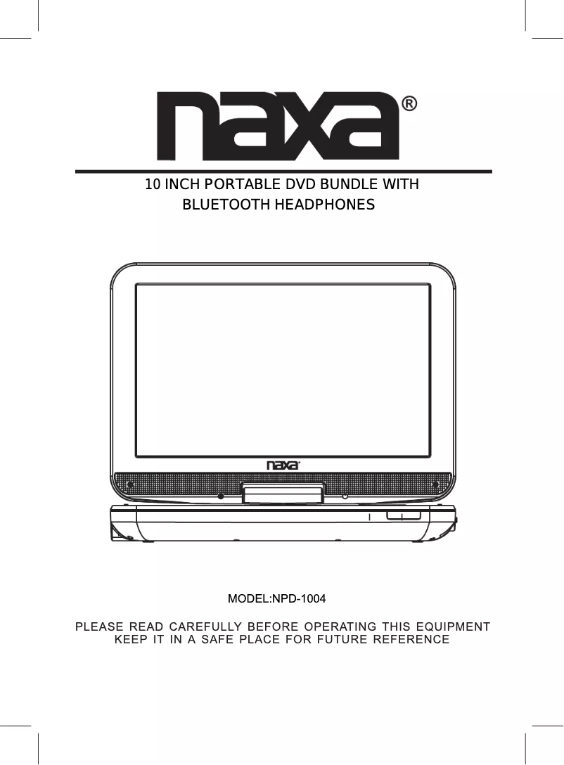 Página 1 del manual Manual de usuario Naxa NPD-1004