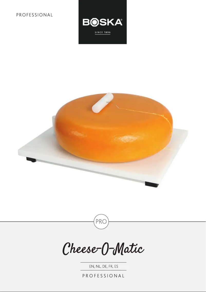 Page 1 de la notice Manuel utilisateur Boska Cheese-O-Matic