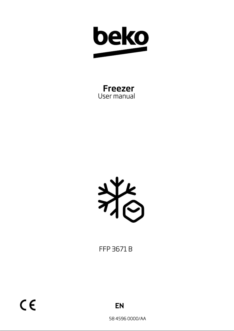 Page 1 de la notice Manuel utilisateur Beko CXFG3790G