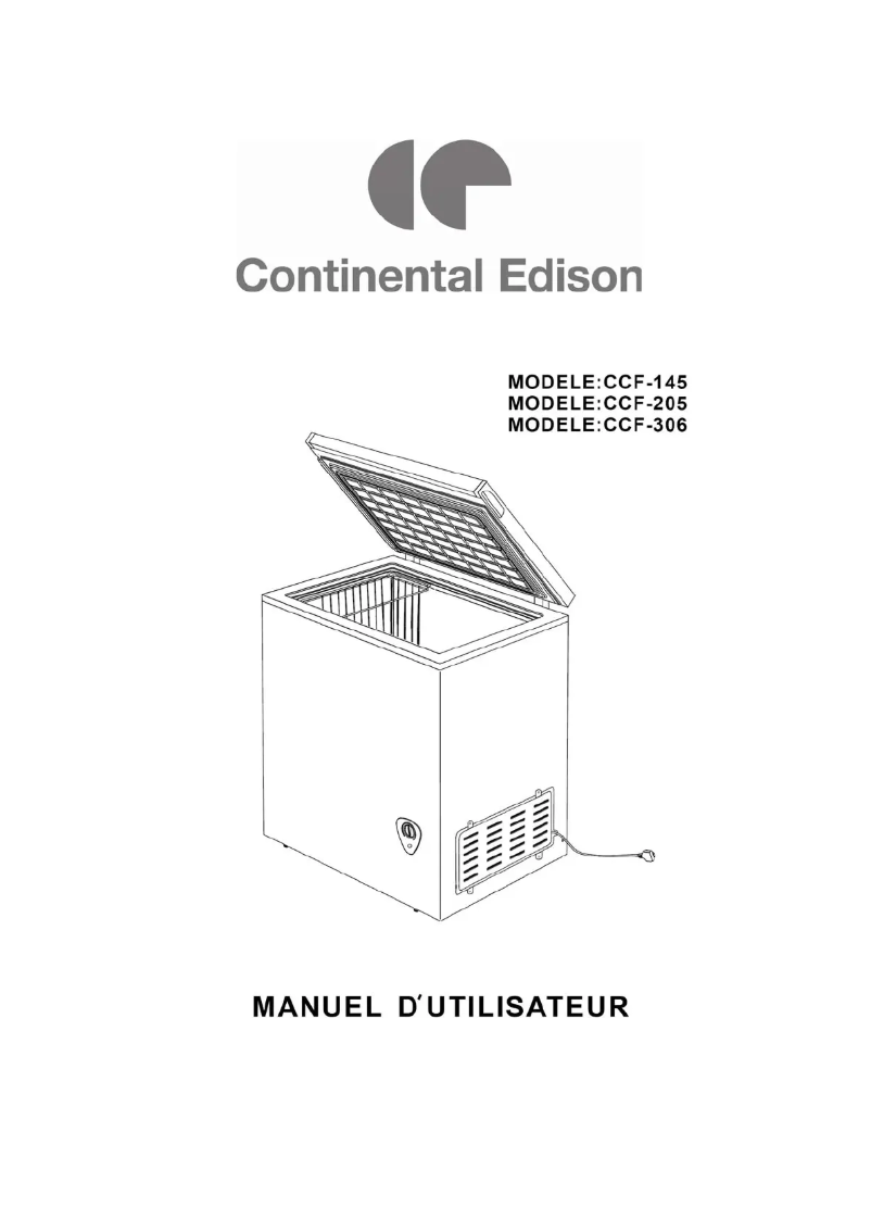 Image de la première page du manuel de l'appareil CCF-145