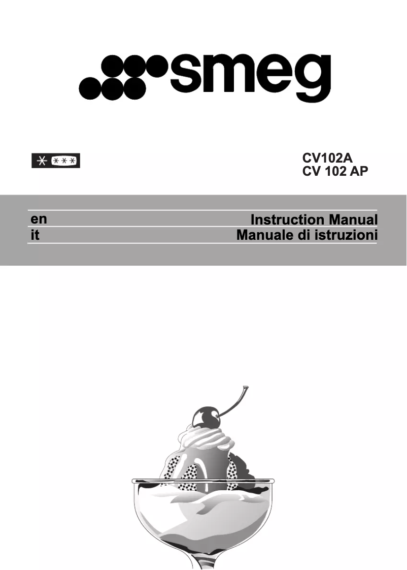 Page n°1 - Mode d'emploi Smeg CV102AP