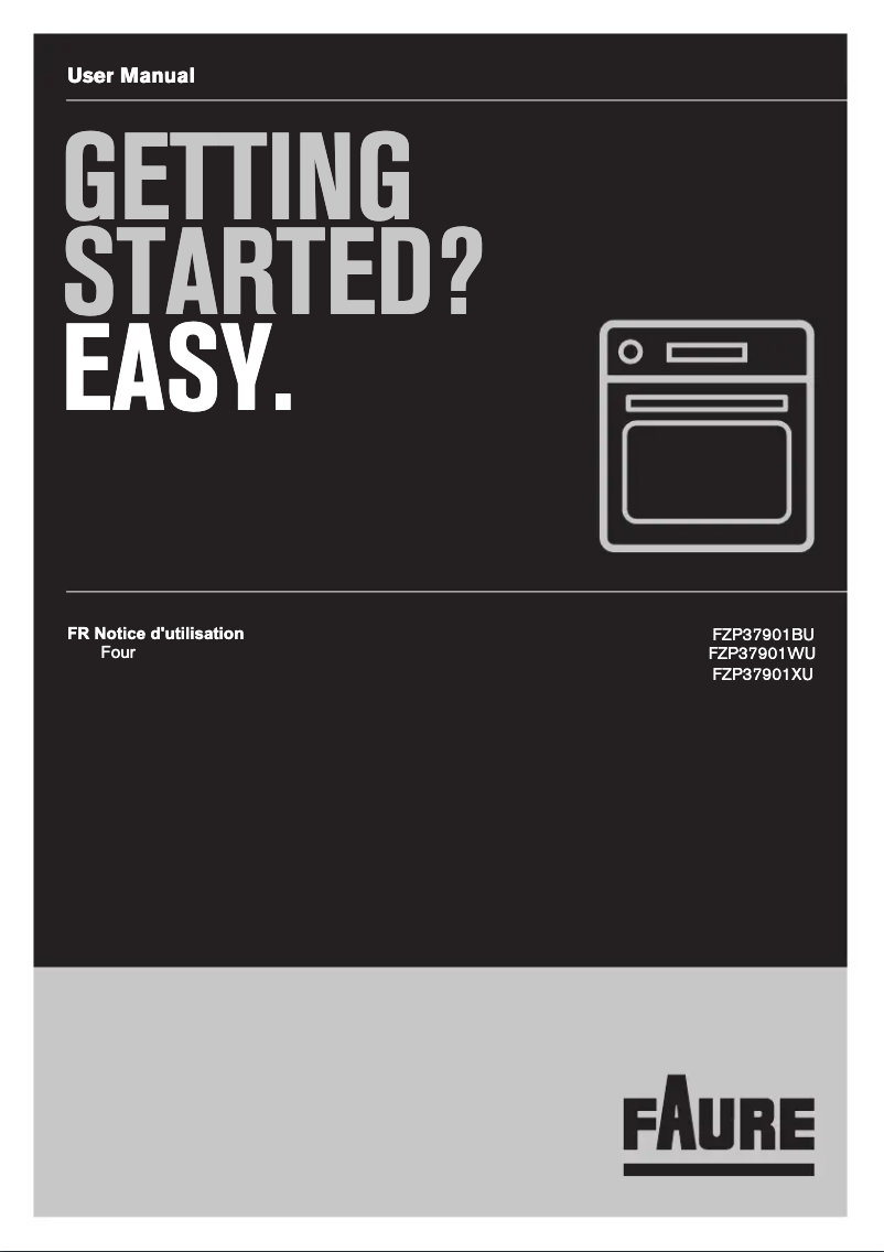 Imagen de la primera página del manual del dispositivo FZP37901BU