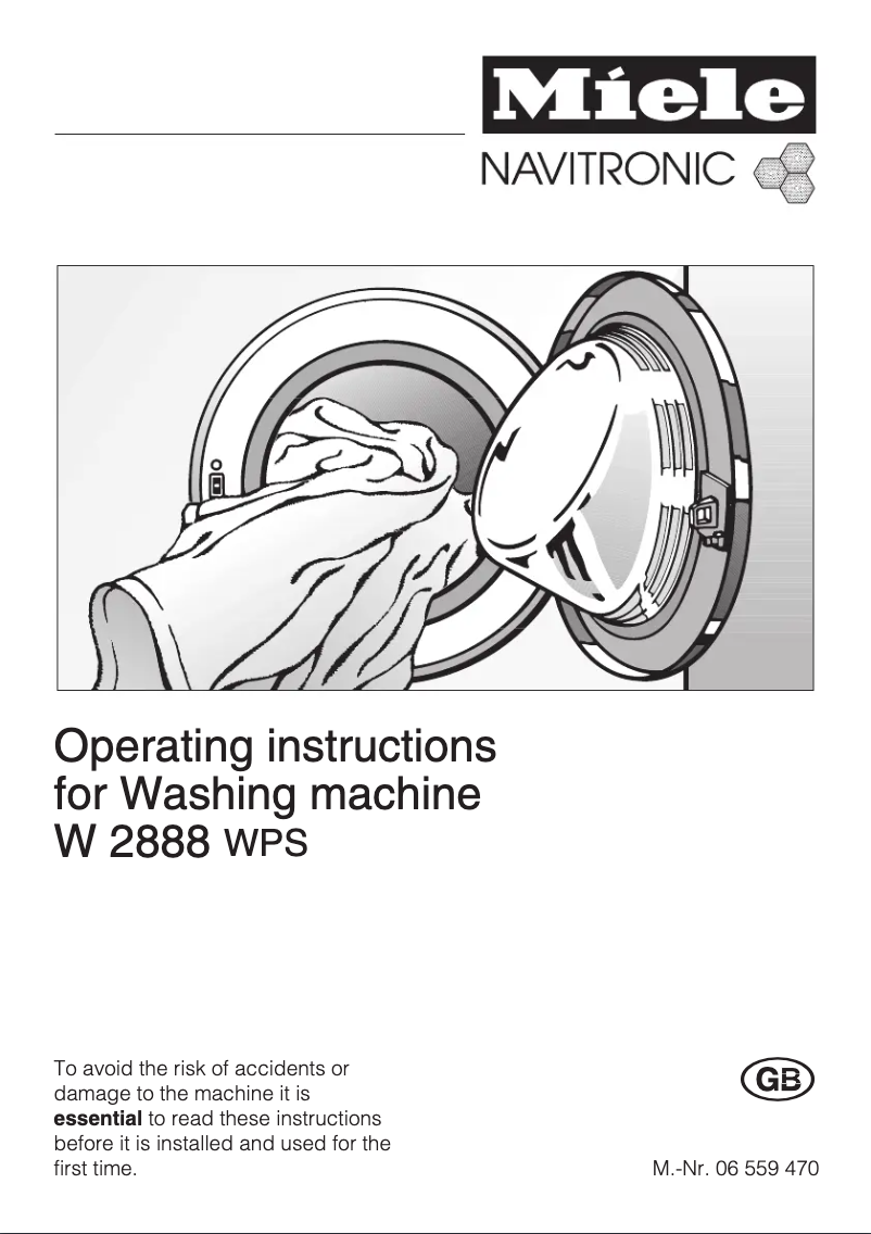 Image de la première page du manuel de l'appareil W 2888 WPS