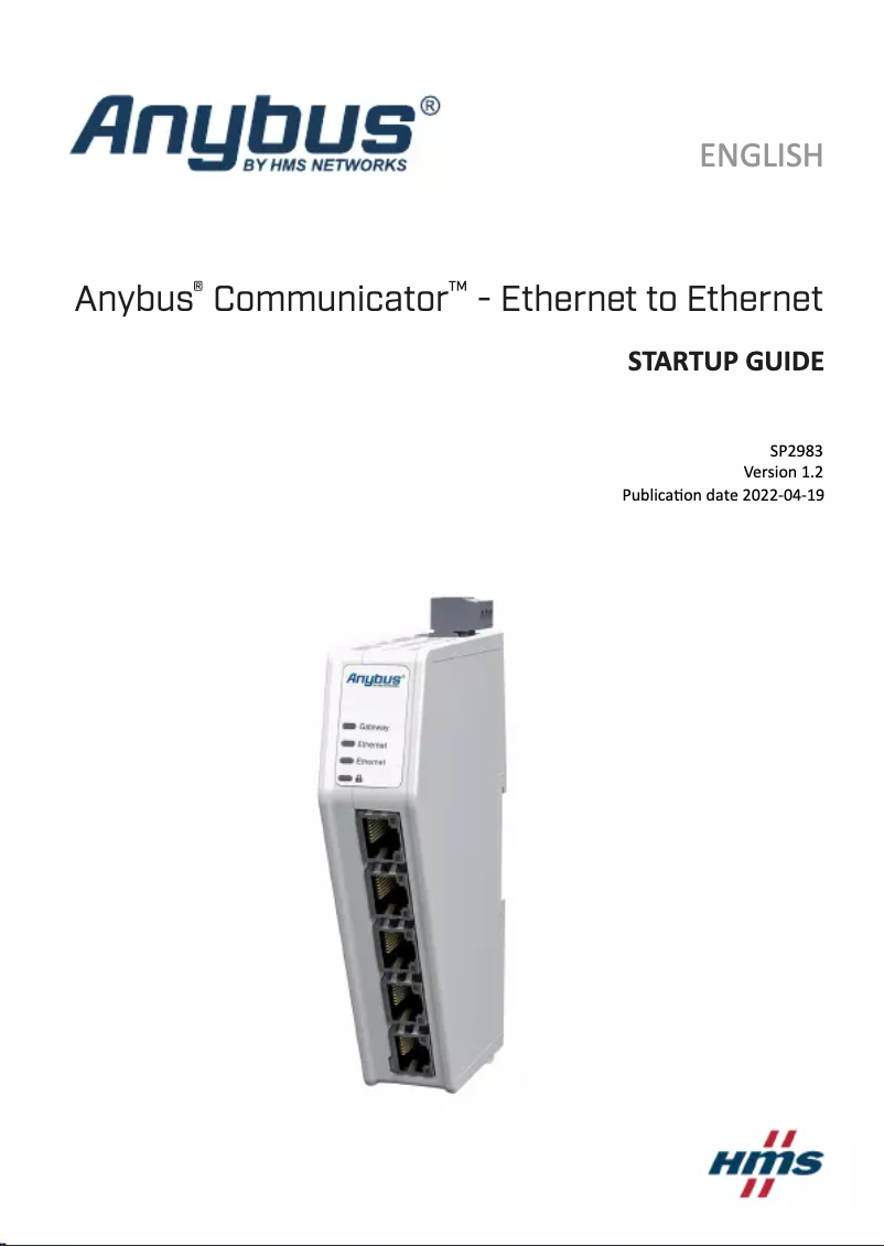 Image de la première page du manuel de l'appareil ABC4011