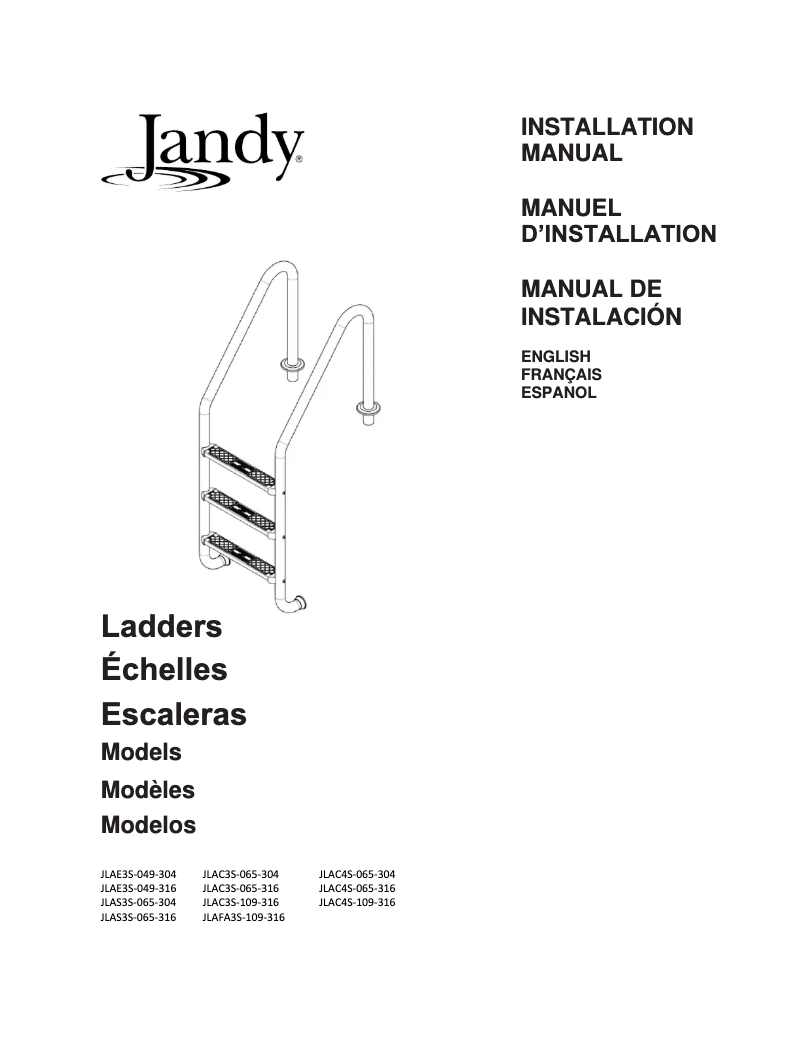 Page n°1 - Manuel utilisateur JANDY JLAC3S-065-304