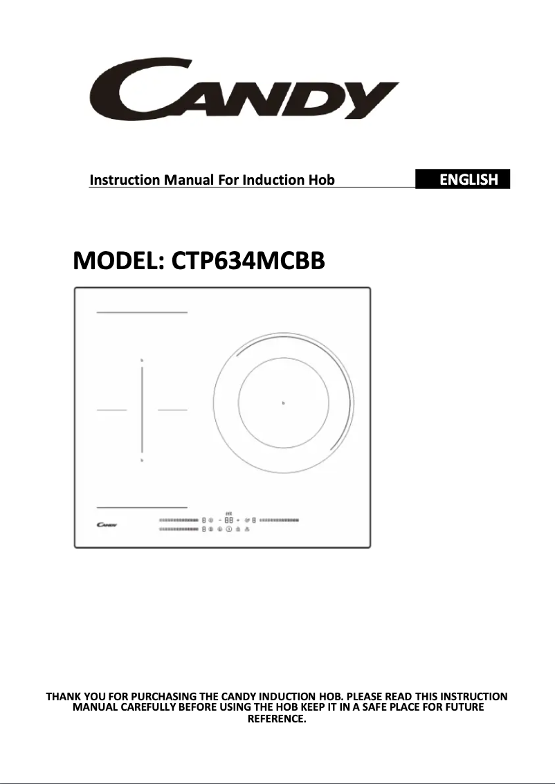Image de la première page du manuel de l'appareil CTP634MCBB