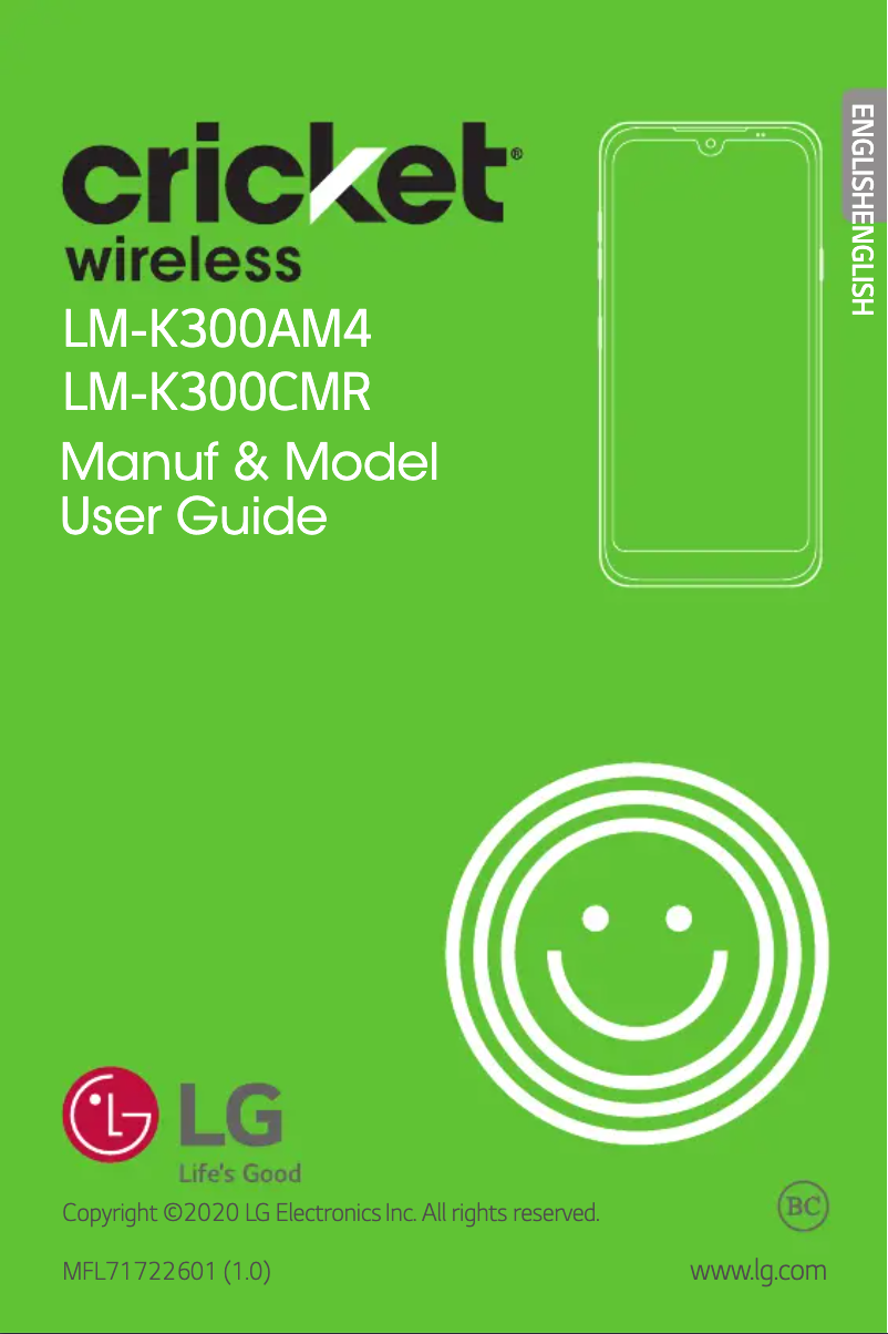 Page 1 de la notice Manuel utilisateur LG Fortune 3