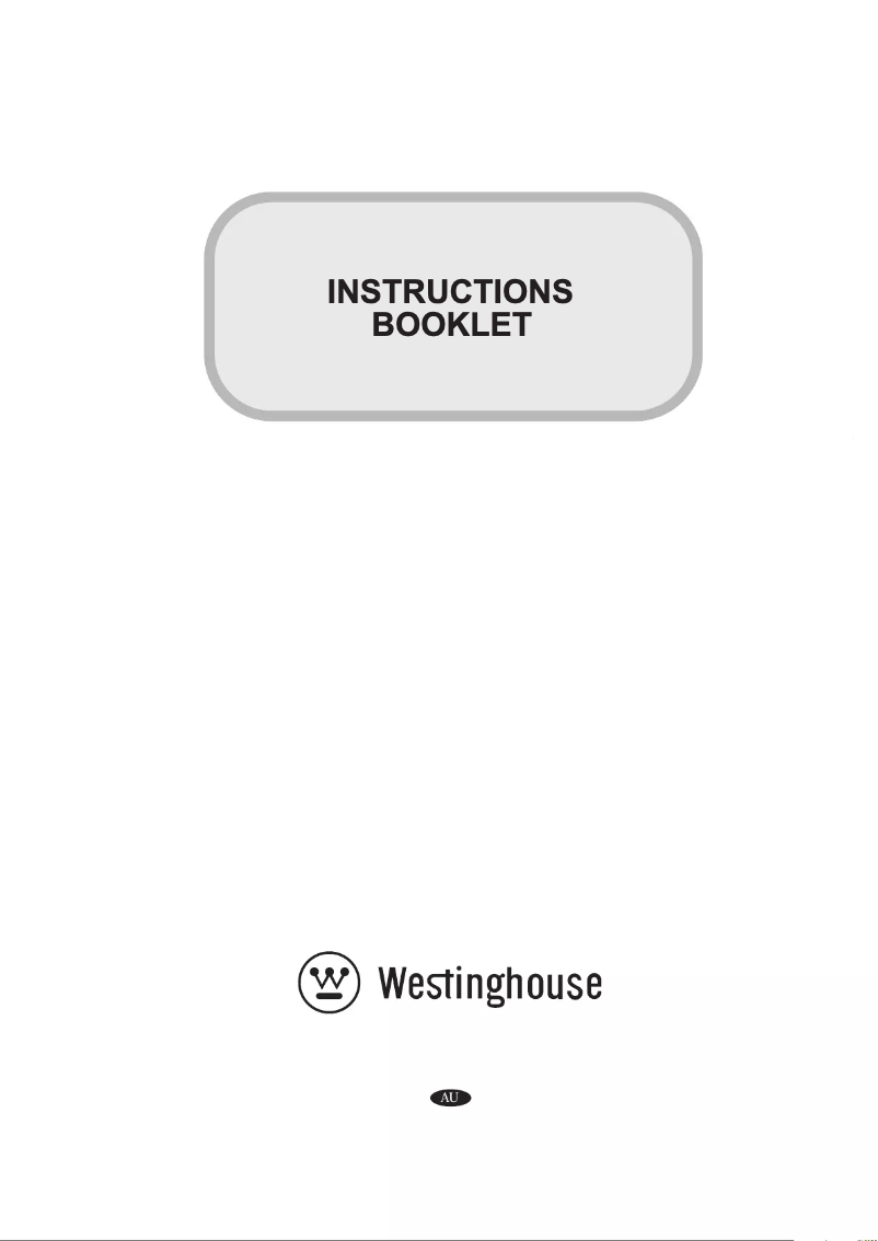 Page 1 de la notice Manuel utilisateur Westinghouse DSP963S