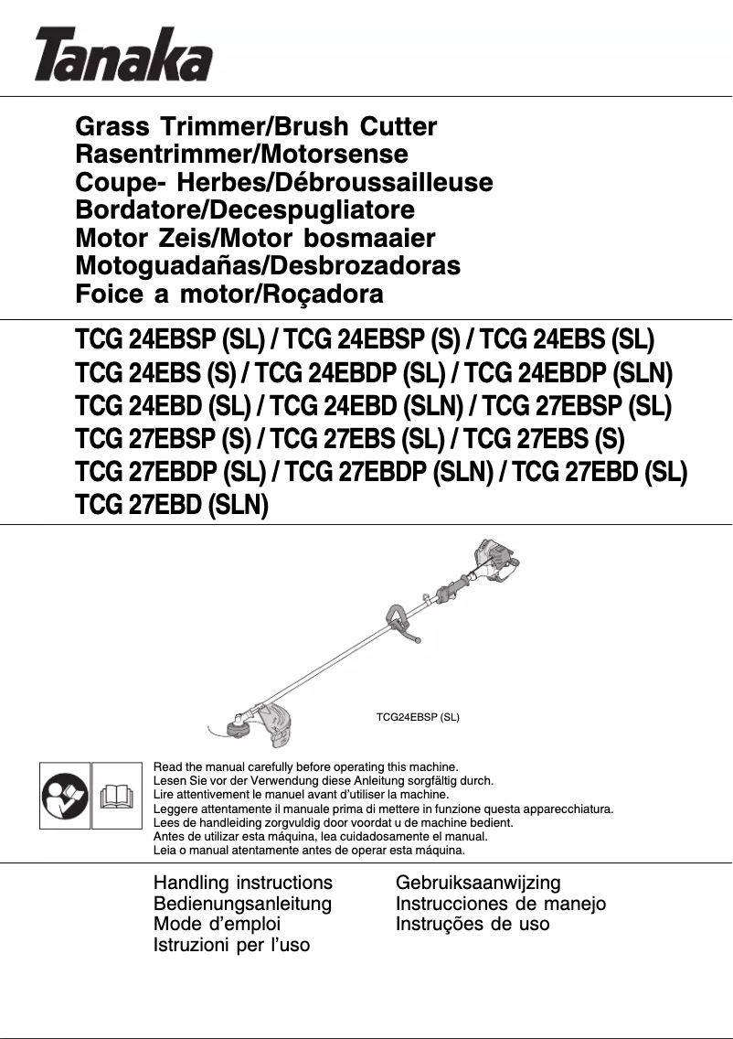 Page n°1 - Manuel utilisateur Tanaka TCG 24EBDP(SL)