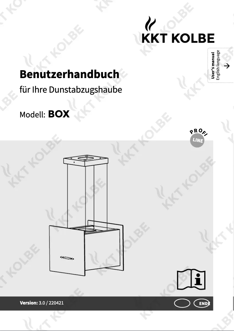 Page 1 de la notice Manuel utilisateur KKT Kolbe BOX400W