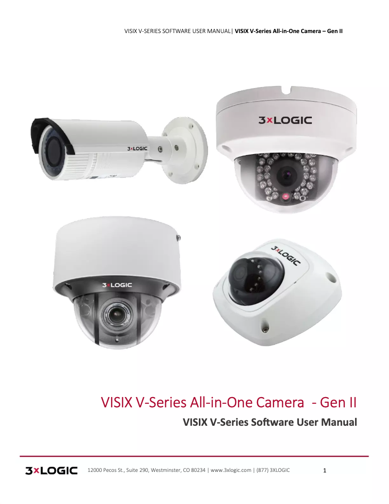 Página 1 del manual Manual de usuario 3xLOGIC VX-4V28-OD-I